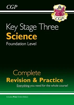 KS3 Years 7-9 Science Complete Revision and Practice with Answer Foundation CGP - Image 1 of 4