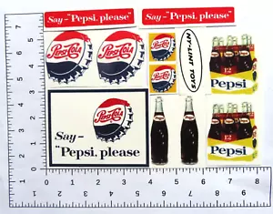 Juego de calcomanías de deslizamiento de agua para camioneta Nylint Pepsi con seguimiento - Imagen 1 de 1