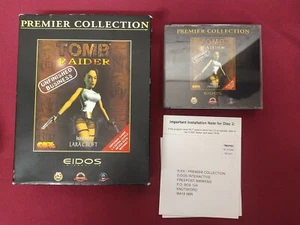 Tomb Raider Unfinished Business Premier Collection Vintage PC 2x CD-ROM BIG BOX - Picture 1 of 9
