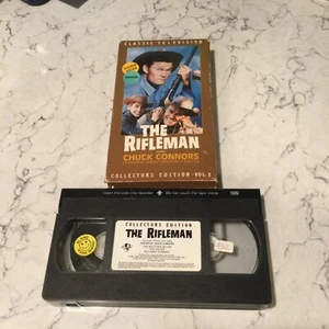 The Rifleman Volume 3 VHS Video Chuck Connors Johnny Crawford Paul Fix - Picture 1 of 2