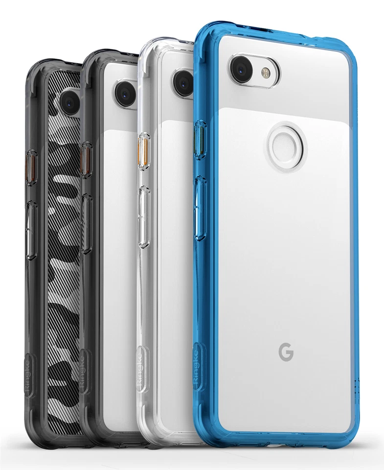 适用于谷歌 Pixel 3a / 3a XL | Ringke [FUSION] 透明防震 PC TPU 保护套 外壳 — 第 1/4 张图片