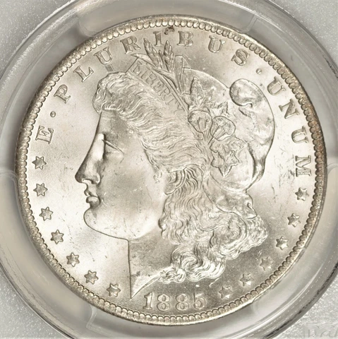 1885-O Morgan Dollar PCGS MS66 Blazing Gem! #CPZ06 Cover