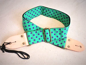 Aria Handmade Designer Guitar Strap "Polka Dots," Japan (SPS-2000DT) - Brand New - Picture 1 of 11
