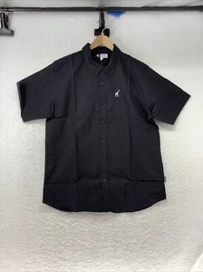LRG Lifted Research Group Men's Button Down Shirt Black Size X-Large - Picture 1 of 10