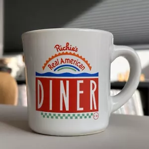 Taza de café Richie’s Real American Diner borde grueso artículos de restaurante de Iti 8 oz - Imagen 1 de 5
