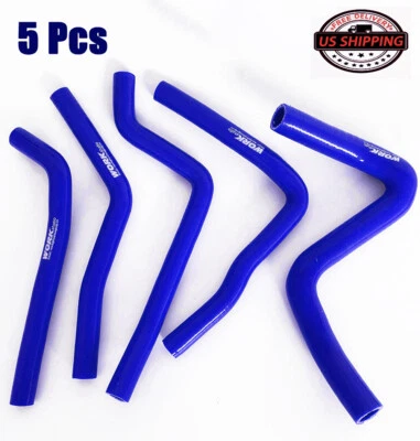 Manguera de refrigerante de silicona azul para 90-93 Kawasaki KX250 KX 250 1990-1993 1991 1992 Foto 1 de 4