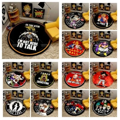 Marke Runde Dragon Ball Häuser Teppich Schlafzimmer Jungen Wohnzimmer Mode - Bild 1 von 4