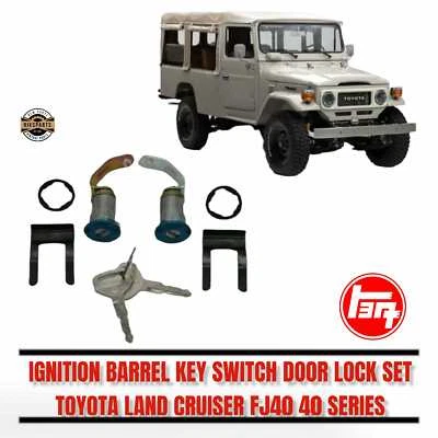PARA TOYOTA LAND CRUISER FJ40 SERIE 40 INTERRUPTOR DE LLAVE DE BARRIL DE ENCENDIDO JUEGO DE CERRADURA DE PUERTA Foto 1 de 3