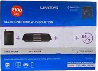 Linksys F5Z0644 Cable Modem & AC1600 Smart WiFi Router All-IN One NO EXTENDER - Image 1 of 3