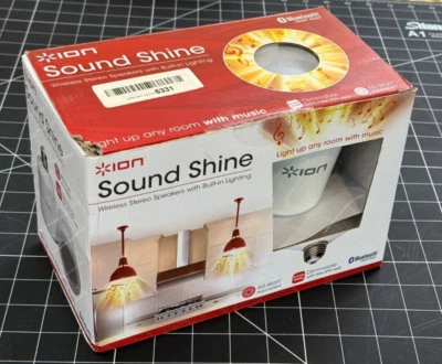 ION Sound Shine PAR de Altavoces Estéreo Inalámbricos Bluetooth Iluminación LED Incorporada Foto 1 de 4