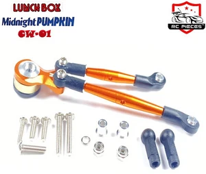 TAMIYA RC CW-01 LUNCH BOX MID NIGHT PUMPKIN ALLOY SERVO SAVER 25T GPM UPGRADE - Picture 1 of 2