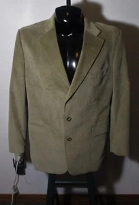 MERONA Taupe Brown Corduroy Blazer Suit Jacket Size 44R NWOT - Picture 1 of 6