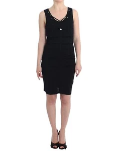 Roccobarocco Black pencil sheath Women's dress Authentic - Picture 1 of 6