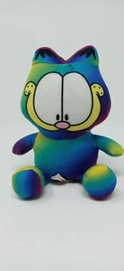 Garfield the Cat Tie-Dye Plush 7" Stuffed Animal 2021 Official Nickelodeon - Picture 1 of 3
