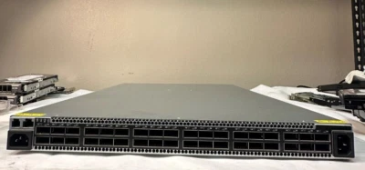 QLOGIC 36 PORT QDR INFINIBAND SWITCH 12300 MANAGED EDGE 12300-BS01 220058-804-M - Image 1 of 3