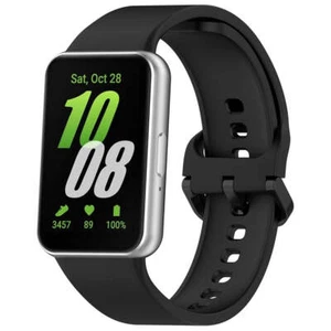 Armband für Samsung Galaxy Fit 3 Bizon Ührenband Ührenarmband Band Schwarz - Zdjęcie 1 z 6