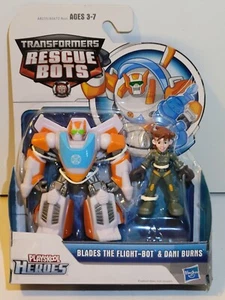 Transformers Rescue Bots BLADES The Flight-Bot & DANI BURNS Figures SEALED NEW - Picture 1 of 10