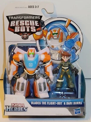 Transformers Rescue Bots BLADES The Flight-Bot & DANI BURNS Figures SEALED NEW - Image 1 of 4