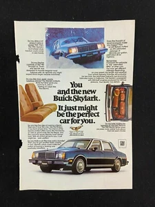 GM Buick Skylark Magazine Ad 7 x 10 Canon A-1 Camera - Picture 1 of 4