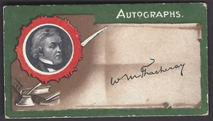TADDY - AUTOGRAPHS - #10 WILLIAM MAKEPEACE THACKERAY - Picture 1 of 2