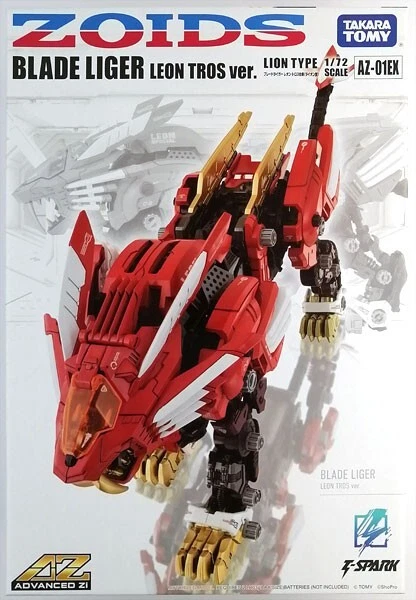 Takara Tomy ZOIDS ADVANCED Zi T-SPARK Blade Liger Leon Toros Version (Lion T...