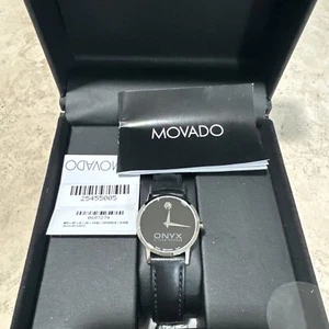 Orologio donna Movado Choctaw 5 anni membro onice orologio - Foto 1 di 7