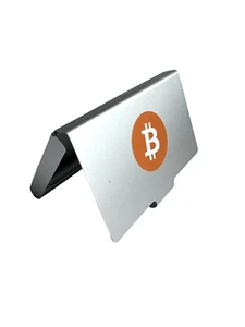 Personalisiertes Visitenkartenetui Bitcoin Kartenetui Aluminium - Bild 1 von 6