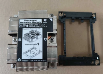 01KP651 LENOVO HEATSINK 1U 3HP 165W FOR THINKSYSTEM SR630 SR530 SR570 SN550 - Image 1 of 3