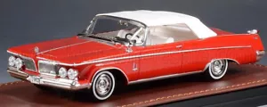 wonderful resin-modelcar 1/43 IMPERIAL CROWN CONVERTIBLE 1962 - closed top -red - Picture 1 of 2