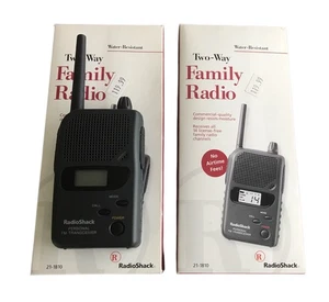 2 - Radio Shack 21-1810 Wireless Handheld Two-Way Family Radio Receivers #11 - Picture 1 of 3
