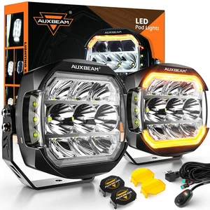AUXBEAM 5" PULGADAS LED Barra de Luz de Trabajo Combo Lámpara de Conducción Todoterreno Coche Camión ATV SUV - Imagen 1 de 12