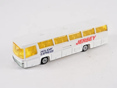 Majorette N° 373 1/87 Autobus Neoplan JERSEY Holiday Express Mai Giocato - Immagine 1 di 4