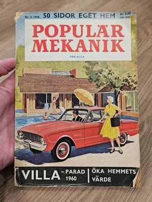 Swedish Populär Mekanik för alla (Popular Mechanics for everyone) 1960 Nr 3 - Image 1 of 4