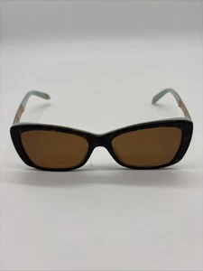Tiffany & Co TF4047B Eyeglass Frame Tortoise Blue 55 19 130 Square Women's READ - Picture 1 of 11