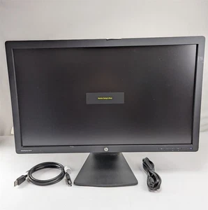 HP EliteDisplay E271i 27” IPS LED Monitor FHD 1920x1080 DisplayPort DVI VGA USB - Picture 1 of 10