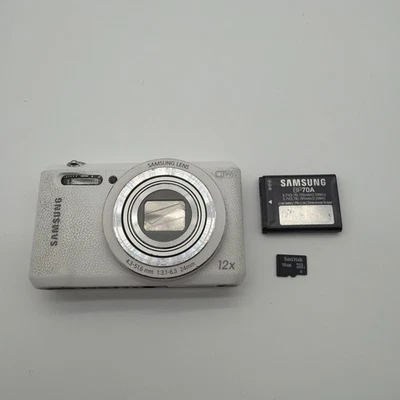 Samsung WB35F Digital Camera - White Great Shape Tested And Working! Digital - Image 1 of 4
