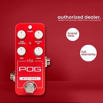 Electro-Harmonix |Pico POG | Poly Octave Generator | Guitar Effects Pedal - Image 1 of 4