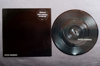 METALLICA Enter Sandman VERTIGO 7-inch Picture Disc METAL 7! - Image 1 of 4
