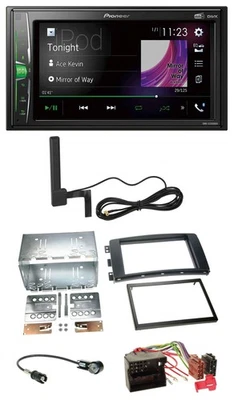 Pioneer MP3 DAB AUX 2DIN Bluetooth Autoradio für Smart ForTwo 07-10 ForFour 04-0 - Bild 1 von 4