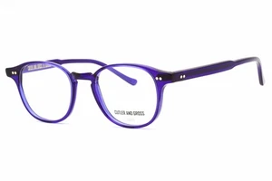 CUTLER AND GROSS CG1312 004 Eyeglasses Purple Frame 47mm - Picture 1 of 4