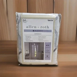 Allen Roth | Amherst | Blackout | Mushroom | 50x84in | #856786 - Picture 1 of 5