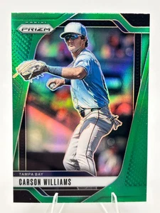 2025 Panini Prizm Carson Williams Green Prizm Tampa Bay (RC) - Picture 1 of 12
