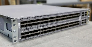 JUNIPER QFX5100-96S-AFO - (96) 1Gigabit SFP/10Gigabit SFP+ (8) 40Gigabit QSFP+ - Picture 1 of 4
