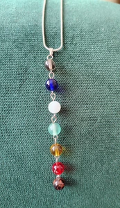 Sterling silver chakra necklace reiki - Picture 1 of 1