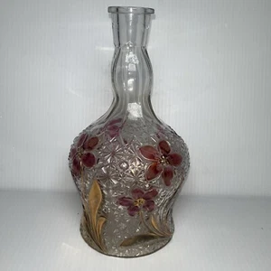 c 1910 No 124 D&B w/NARCISSUS Indiana Glass COLORLESS w/GOLD 6 PC Wine Se - Picture 1 of 8