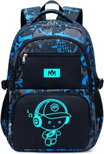 Kids Backpack Boys Camo Bookbag Teens Elementary School Bag Daypack Travel Back - Picture 1 of 12