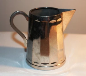 Jarra, café té leche derretidor de crema metal cónico decoración antigua *6296 - Imagen 1 de 10