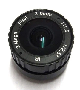 Lente HD 3MP 2,8 mm CCTV CS montaje IR 125 grados gran angular para cámara IP de seguridad - Imagen 1 de 5