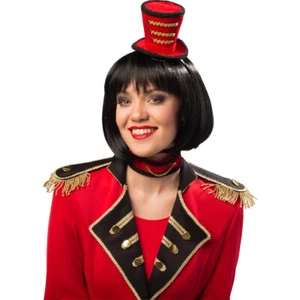 Zirkus Direktorin Kostüm Set mit Minihut Halsband Dompteurin Dompteuse Outfit - Bild 1 von 1