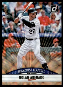 2019 Donruss Franchise Features Bronze #1 Arenado Vladimir Guerrero Jr. /349